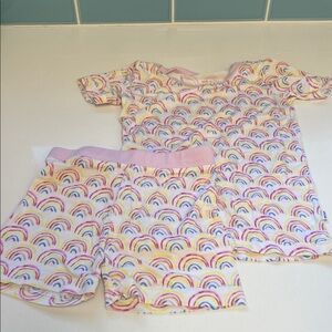 Little Sleepies Rainbow Pattern Pajama Set